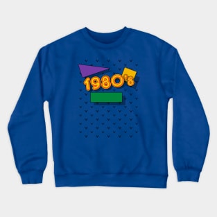 1980s Retro Shapes [Roufxis-Tp] Crewneck Sweatshirt